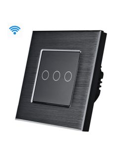 EXESHOP 3G Wi-Fi pametni prekidači AL Crni (WIFI TOUCH SWITCH) - SS028