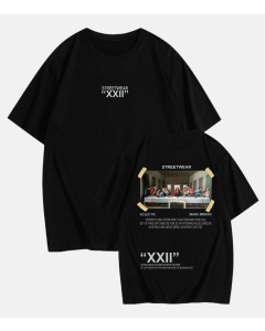 Streetwear Tajna večera, Crna - P-1082L