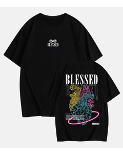 Streetwear Blessed, Crna - P-1064L