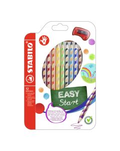 STABILO Drvene bojice Easy Colors, za desnoruke, set 1/12 - MC332-12