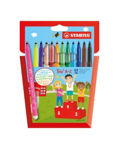 STABILO Flomaster TrioA-Z, set 1/12 - 378-12