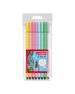 STABILO Flomasteri Pen Pastel edition, set 1/8 - 68-8-01