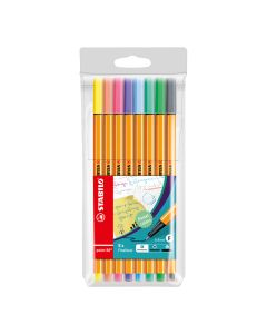 STABILO Finelineri Point Pastelni, set 1/8 - 88-8-01