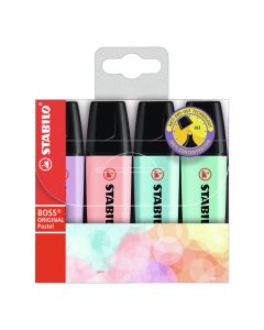 STABILO Tekst markeri Boss Pastel, set 1/4 - 70-4-2