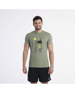 SERGIO TACCHINI Majica kratak rukav palm shirt M - STA241M804-63XL