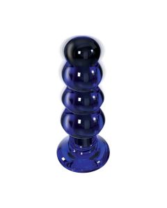 Stakleni analni dildo sa vibracijom Radiant Vibrating Glass Plug - 10217