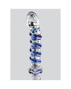 Stakleni dildo 18cm - 10612