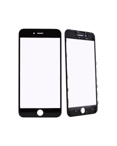 Staklo+frame+OCA lepak za Iphone 8 PLUS crni ORG - E428