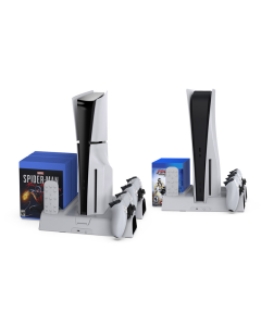 Stalak DOBE TP5-3532B za PS5/ PS5 SLIM beli - 616761