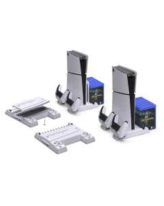 Stalak za PS5/PS5 SLIM DOBE multifunkcionalni TP5-3537B beli - 607350