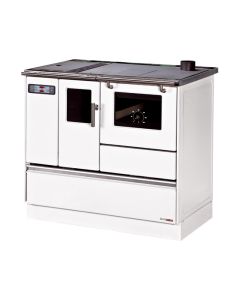 ALFA PLAM Šporet na čvrsto gorivo 90 Pelet 3, beli