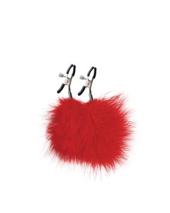 Stipaljke za bradavice sa crvenom peruskom Nipple Clamps - ff001023