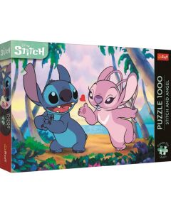 TREFL Puzzle Premium Stitch i Angel - 1.000 delova - 10379963-12079