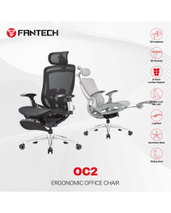 FANTECH Stolica Office OC2 Ergonomska crna
