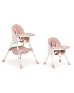 ECO TOYS Hranilica za bebe 2u1, bela/roze - HC-823 PINK