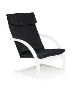 MODERNHOME Stolica za ljuljanje white/black