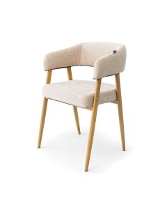 SILLA Trpezarijska stolica Zara, krem