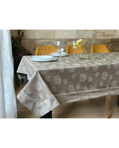 VIKTORIJA Stolnjak Nisan Braon boja 160x300cm - VLK000492-nisanab
