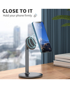 Stoni držač za telefon MAGSAFE sa podesivom visinom H048 crni