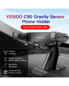 Stoni držač za telefon YESIDO C90 crni