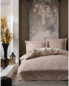 DEKOR DOM Posteljina CB Elegant stripe saten Bej - 035549
