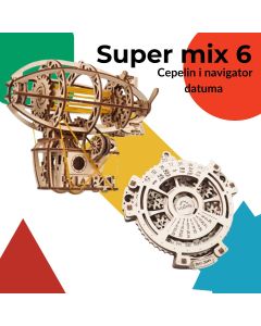 3D puzzle super mix 6 (Cepelin i navigator datuma) - 253-1-1