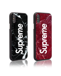 Maska za iPhone XS Max Supreme print crvena - 029415-1
