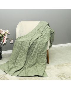 DEKOR DOM Frotir prekrivač Stone145x200cm dark green - 024532