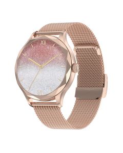 Pametni sat DT Diamond metalna narukvica, zlatna - SW300
