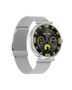 Smart watch sa metalnom narukvicom DTS, srebrna - SW384