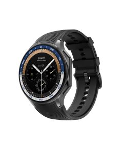Smart watch DT Watch X crni (crna silikonska i crna kozna narukvica)