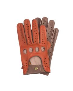 SW Kožne rukavice za vožnju narandzasto braon  veličina l