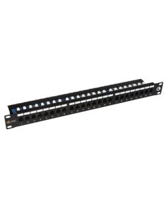 SOLARIX SX24L-5E-UTP-BK patchcord kabel panel 1U 24x RJ45 - SX003