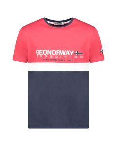 GEOGRAPHICAL NORWAY Majica kratak rukav jdouble db red men 254  M - SY9736H-GNL