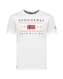 GEOGRAPHICAL NORWAY Majica kratak rukav jezolo db white men 254  M - SY9742H-GNXL