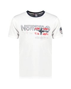GEOGRAPHICAL NORWAY Majica kratak rukav jisland db white men 254 M