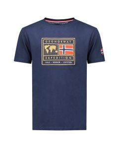 GEOGRAPHICAL NORWAY Majica kratak rukav jofoten db navy men 254 M
