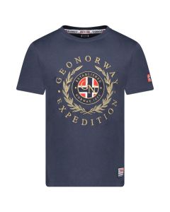 GEOGRAPHICAL NORWAY Majica kratak rukav jiger db navy men 254 M - SY9881H-GNM