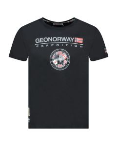 GEOGRAPHICAL NORWAY Majica kratak rukav jvick db black men 254 M - SY9948H-GNS
