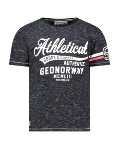 GEOGRAPHICAL NORWAY Majica kratak rukav jortlab black db men 240 M