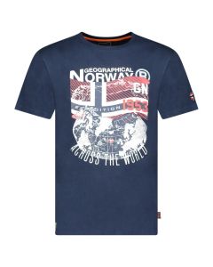 GEOGRAPHICAL NORWAY Majica kratak rukav jacross navy db men 402 M