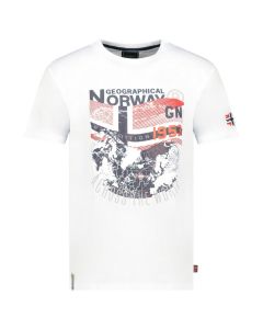 GEOGRAPHICAL NORWAY Majica kratak rukav jacross white db men 402 M