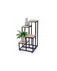 VILDE Metalni stalak za cveće na 4 nivoa 569813