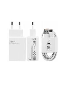 Xiaomi Mi 33W punjač Combo Type-A + kabl Type C bela