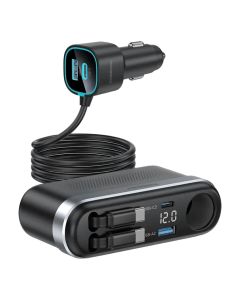 Powerology Auto punjač 60W Multi-Port
