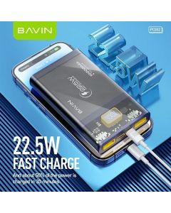 Bavin Power bank 10 000mAh 22.5W - PC002 crna