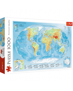 TREFL Puzzle (slagalice) Karta sveta - 1000 delova - T10463