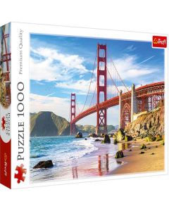 TREFL Puzzle -Golden Gate Bridge, San Francisco, USA - 1000 delova - 103738-T10722