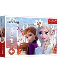 TREFL Puzzle Disney Frozen II Anin i Elsin začarani svet - 60 delova - T17333