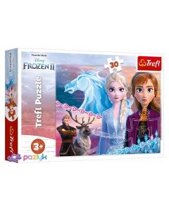 TREFL Puzzle Disney Frozen II Hrabre sestre - 30 delova - T18253